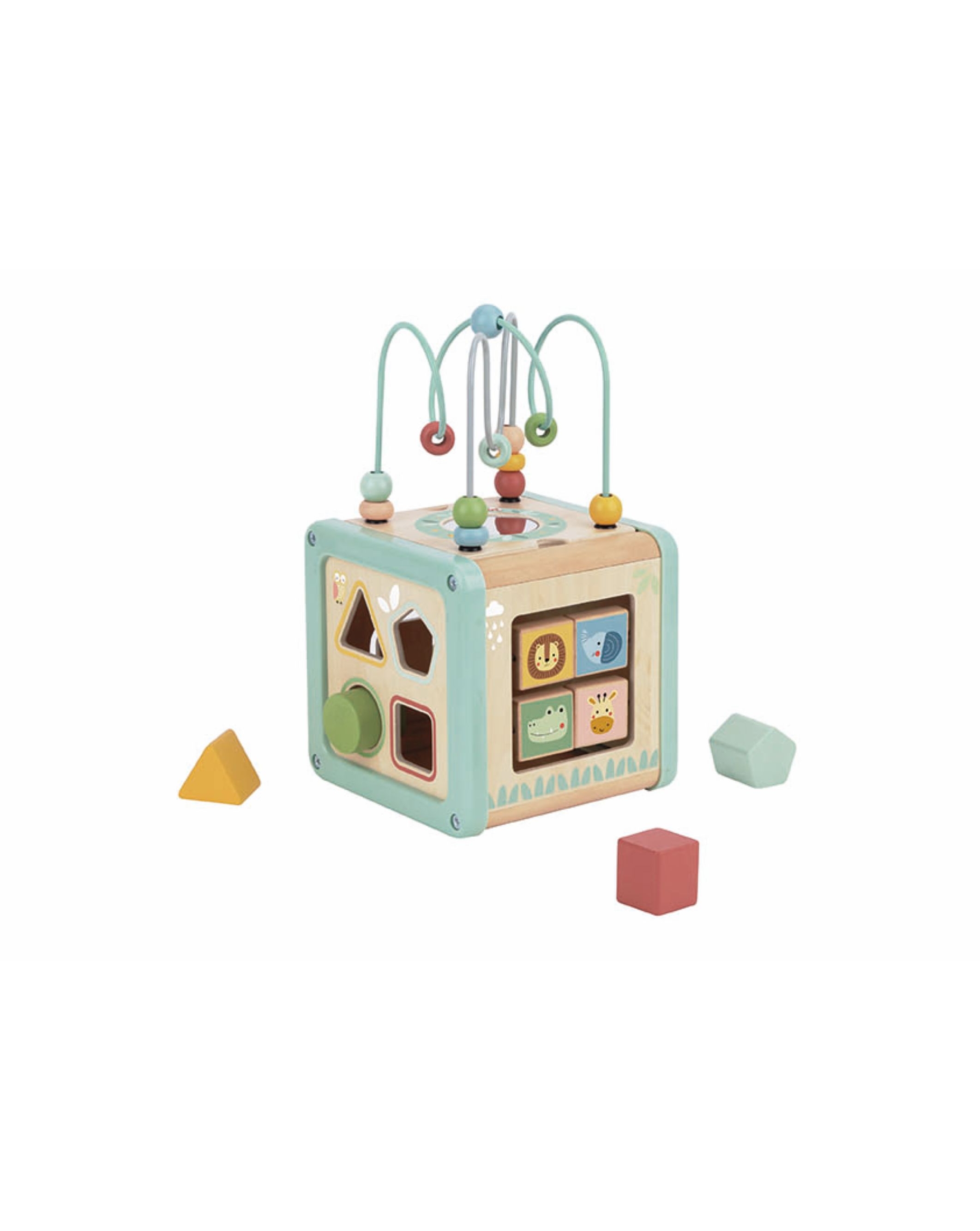 Tooky Toy Wooden Play Cube